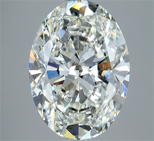 Picture of Natural Diamond 2.50 Carats, Oval with  Cut, I Color, SI2 Clarity and Certified by GIA