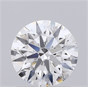 Lab Grown Diamond 1.05 Carats, Round with Ideal Cut, E Color, VVS2 Clarity and Certified by IGI