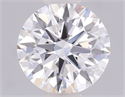 Lab Grown Diamond 0.73 Carats, Round with Ideal Cut, D Color, VVS2 Clarity and Certified by IGI