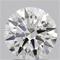 Lab Grown Diamond 1.50 Carats, Round with Excellent Cut, D Color, IF Clarity and Certified by GIA