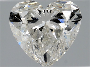 Picture of Natural Diamond 1.00 Carats, Heart with  Cut, H Color, SI2 Clarity and Certified by HRD