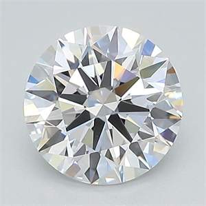 Picture of Lab Grown Diamond 1.36 Carats, Round with Ideal Cut, D Color, VS1 Clarity and Certified by IGI