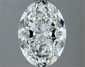 Picture of Natural Diamond 1.80 Carats, Oval with  Cut, H Color, SI1 Clarity and Certified by GIA