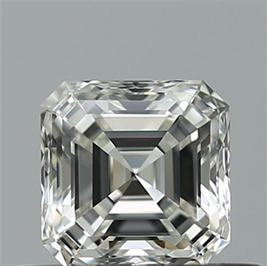 Picture of Natural Diamond 0.56 Carats, Asscher with  Cut, G Color, VVS1 Clarity and Certified by IGI