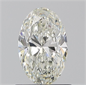 Natural Diamond 0.90 Carats, Oval with  Cut, I Color, VVS1 Clarity and Certified by GIA