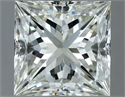 Natural Diamond 1.51 Carats, Princess with  Cut, J Color, VVS2 Clarity and Certified by IGI