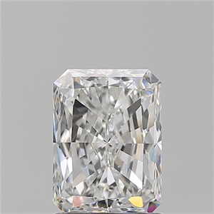 Picture of Natural Diamond 1.50 Carats, Radiant with  Cut, F Color, VS2 Clarity and Certified by GIA