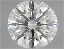 Natural Diamond 0.90 Carats, Round with Excellent Cut, J Color, SI2 Clarity and Certified by IGI