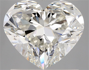 Picture of Natural Diamond 4.02 Carats, Heart with  Cut, I Color, VS1 Clarity and Certified by GIA
