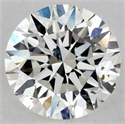 Natural Diamond 0.40 Carats, Round with Excellent Cut, I Color, SI1 Clarity and Certified by GIA