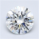 Natural Diamond 1.51 Carats, Round with Excellent Cut, E Color, VS1 Clarity and Certified by GIA