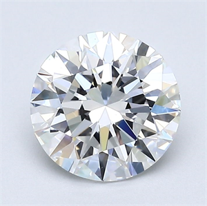 Picture of Natural Diamond 1.51 Carats, Round with Excellent Cut, E Color, VS1 Clarity and Certified by GIA