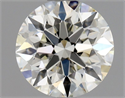 Natural Diamond 0.80 Carats, Round with Excellent Cut, J Color, VVS1 Clarity and Certified by GIA