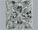 Natural Diamond 4.05 Carats, Princess with  Cut, I Color, VS1 Clarity and Certified by IGI
