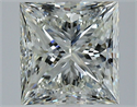 Natural Diamond 4.05 Carats, Princess with  Cut, I Color, VS1 Clarity and Certified by IGI