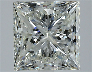 Picture of Natural Diamond 4.05 Carats, Princess with  Cut, I Color, VS1 Clarity and Certified by IGI