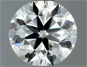Natural Diamond 0.90 Carats, Round with Very Good Cut, L Color, SI1 Clarity and Certified by GIA