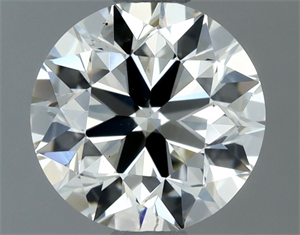 Picture of Natural Diamond 0.90 Carats, Round with Very Good Cut, L Color, SI1 Clarity and Certified by GIA