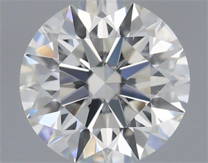 Picture of Natural Diamond 0.50 Carats, Round with Excellent Cut, I Color, VS1 Clarity and Certified by GIA