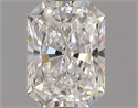 Natural Diamond 0.53 Carats, Radiant with  Cut, F Color, VVS2 Clarity and Certified by GIA