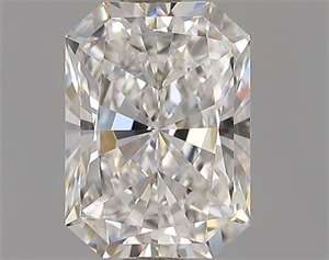 Picture of Natural Diamond 0.53 Carats, Radiant with  Cut, F Color, VVS2 Clarity and Certified by GIA