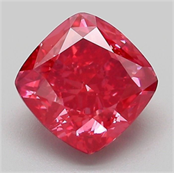 Picture of Lab Grown Diamond 2.04 Carats, CUSHION MODIFIED with  Cut, Fancy Vivid Pink Color, VS1 Clarity and Certified by IGI