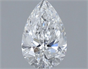 Natural Diamond 0.40 Carats, Pear with  Cut, E Color, VS2 Clarity and Certified by GIA