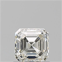 Natural Diamond 0.90 Carats, Asscher with  Cut, K Color, VVS1 Clarity and Certified by GIA
