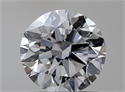 Natural Diamond 0.90 Carats, Round with Very Good Cut, H Color, VVS2 Clarity and Certified by GIA