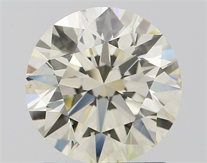 Picture of Natural Diamond 1.50 Carats, Round with Excellent Cut, K Color, VS2 Clarity and Certified by IGI