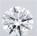 Del inventario de diamantes de laboratorio, 8.10 quilates, Redondo , Color F, claridad VVS2 y certificado IGI