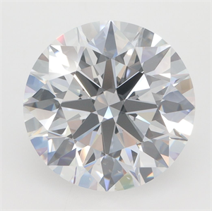Picture of Lab Grown Diamond 3.67 Carats, Round with Excellent Cut, D Color, VVS1 Clarity and Certified by GIA