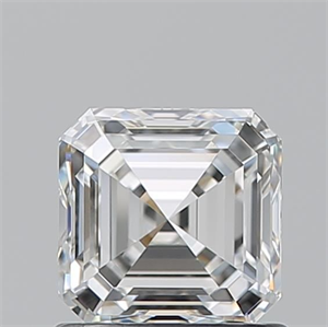 Picture of Natural Diamond 1.01 Carats, Asscher with  Cut, G Color, VVS2 Clarity and Certified by GIA