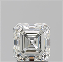 Natural Diamond 2.01 Carats, Asscher with  Cut, J Color, VS1 Clarity and Certified by GIA