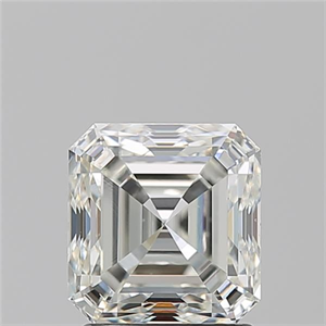 Picture of Natural Diamond 2.01 Carats, Asscher with  Cut, J Color, VS1 Clarity and Certified by GIA