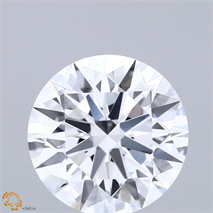 Picture of Lab Grown Diamond 3.63 Carats, Round with Ideal Cut, D Color, VVS1 Clarity and Certified by IGI