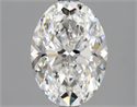 Natural Diamond 2.01 Carats, Oval with  Cut, E Color, VVS1 Clarity and Certified by GIA