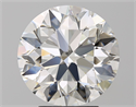 Natural Diamond 3.90 Carats, Round with Excellent Cut, I Color, VS1 Clarity and Certified by GIA