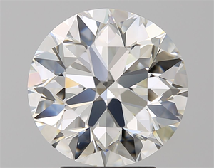 Picture of Natural Diamond 3.90 Carats, Round with Excellent Cut, I Color, VS1 Clarity and Certified by GIA