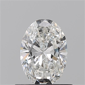 Picture of Natural Diamond 0.52 Carats, Oval with  Cut, G Color, VVS1 Clarity and Certified by GIA