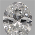Natural Diamond 0.18 Carats, Oval with  Cut, E Color, SI1 Clarity and Certified by IGI
