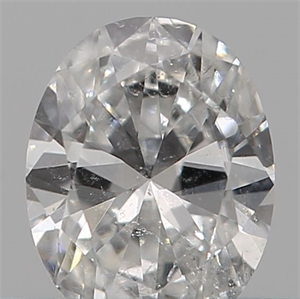 Picture of Natural Diamond 0.18 Carats, Oval with  Cut, E Color, SI1 Clarity and Certified by IGI