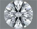 Diamante Natural 0.53 quilates, Redondo , Color F, claridad SI1 y certificado GIA