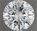 Natural Diamond 2.03 Carats, Round with Excellent Cut, G Color, VVS1 Clarity and Certified by GIA