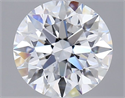Del inventario de diamantes de laboratorio, 2.13 quilates, Redondo , Color D, claridad VS1 y certificado IGI