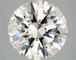 Picture of Lab Grown Diamond 4.75 Carats, Round with Ideal Cut, G Color, VS2 Clarity and Certified by IGI