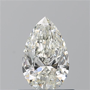 Picture of Natural Diamond 0.70 Carats, Pear with  Cut, J Color, VVS1 Clarity and Certified by GIA