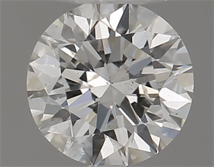 Picture of Natural Diamond 0.40 Carats, Round with Excellent Cut, H Color, SI2 Clarity and Certified by GIA