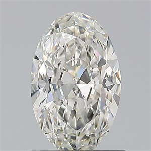 Picture of Natural Diamond 0.70 Carats, Oval with  Cut, I Color, VVS1 Clarity and Certified by GIA