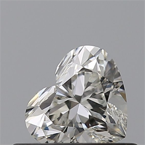 Picture of Natural Diamond 0.44 Carats, Heart with  Cut, I Color, VVS1 Clarity and Certified by GIA